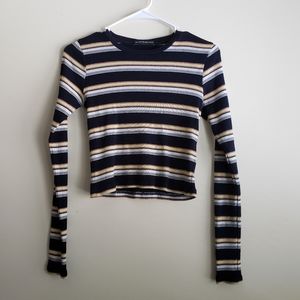Brandy Melville striped long sleeve top